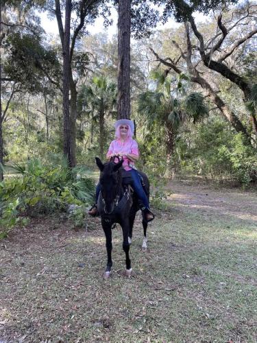 Coby and Bonnie Dressed up ready to ride... photo by Richard Carrig